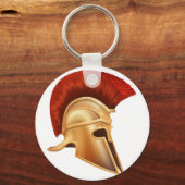 Oude Griekse arrior Helmet Sleutelhanger (Voorkant)