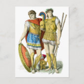 Oude Griekse arriors Briefkaart (Voorkant)