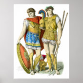 Oude Griekse arriors Poster (Voorkant)