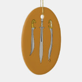 Oude Griekse blades Keramisch Ornament (Rechts)