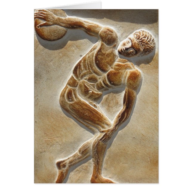 Oude Griekse Discus Thrower - Discobolus (Voorkant)