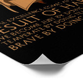 Oude Griekse Filosofie - Resultaat van gewoonte -  Poster (Hoek)