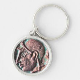 Oude Griekse god Coin Sleutelhanger