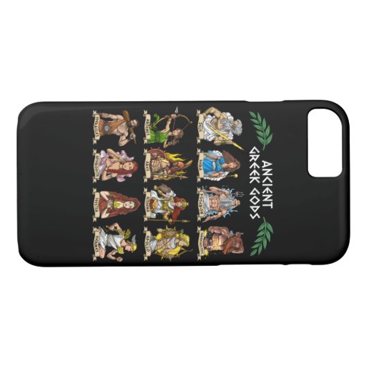 Oude Griekse goden Case-Mate iPhone Case (Achterkant (Horizontaal))