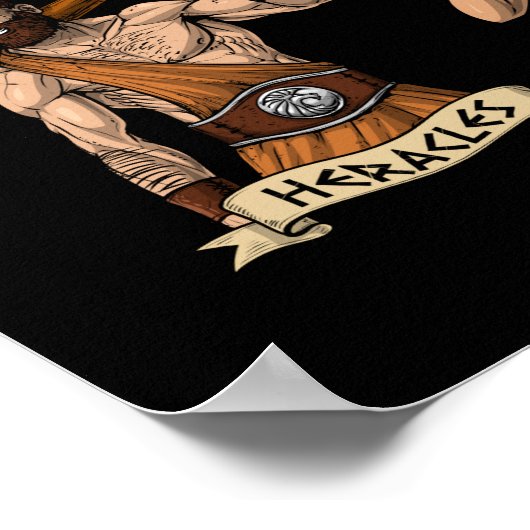 Oude Griekse goden Poster (Hoek)