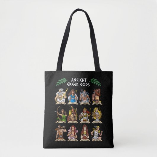 Oude Griekse goden Tote Bag (Voorkant)
