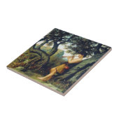 Oude Griekse herder jongen spelen muziek Tegeltje (Zijkant)