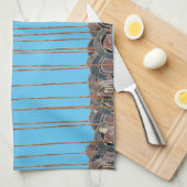 Oude Griekse hopbellen gaan vechten Theedoek (Quarter Fold)