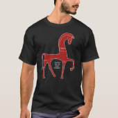 Oude Griekse kunst: Klein Paard (Hipparion) standb T-shirt (Voorkant)