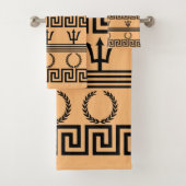 Oude Griekse Kustsymbolen Gift Handdoek Set (Insitu)