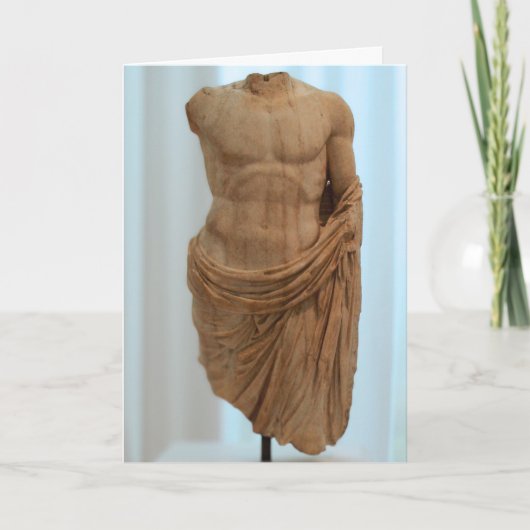 Oude Griekse marmeren torso Kaart (Voorkant)