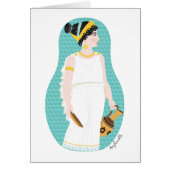 Oude Griekse Matryoshka Kaart (Voorkant)