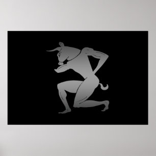 Oude Griekse minotaur Poster