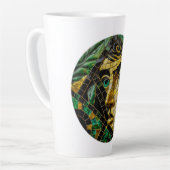 Oude Griekse mysterie latte Mok (Linkerhoek)