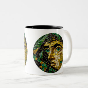 Oude Griekse Mystery Two-Tone Mok, 11 oz Tweekleurige Koffiemok