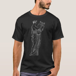 Oude Griekse mythologie godin muzikant T-shirt