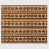 Oude Griekse octopus, golfpatroon Cadeaupapier (Vlak)