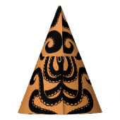 Oude Griekse octopus, golfpatroon Feesthoedjes (Achterkant)