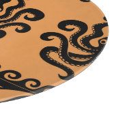 Oude Griekse octopus, golfpatroon Snijplank (Hoek)