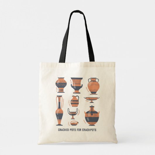 Oude Griekse potten: potten Tote Bag (Achterkant)