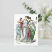 Oude Griekse priesteres en vrouwen uit de Noble Briefkaart (Staand voorkant)