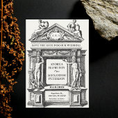 Oude Griekse Romeinse architectuur bruiloft Save The Date