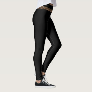 Oude Griekse Rustieke Gouden Enige Riem Leggings