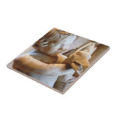 Oude Griekse sculptuur Tegeltje (Zijkant)