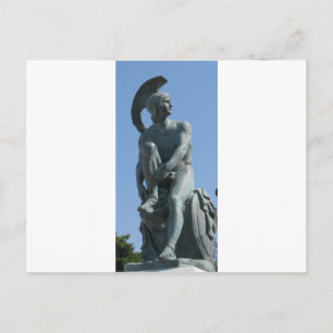 Oude Griekse soldaat in Klassiek Griekenland Briefkaart