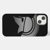 Oude Griekse Spartaanse Helm iPhone Hoesje (Achterkant horizontaal)
