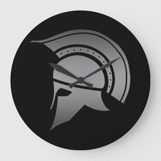 Oude Griekse Spartan Helmet Grote Klok (Voorkant)