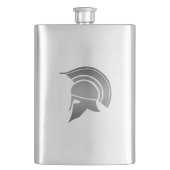 Oude Griekse Spartan Helmet Heupfles (Voorkant)
