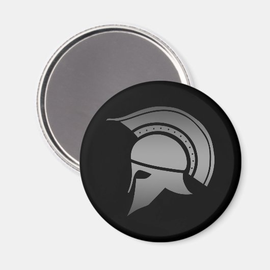 Oude Griekse Spartan Helmet Magneet (Voorkant / Achterkant)