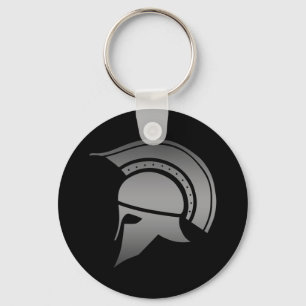 Oude Griekse Spartan Helmet Sleutelhanger