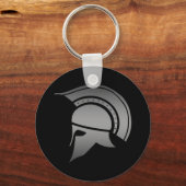 Oude Griekse Spartan Helmet Sleutelhanger (Voorkant)