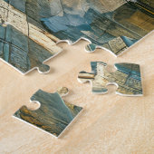 Oude Griekse tempelruiten Legpuzzel (Zijkant)
