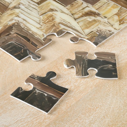 Oude Griekse tempelruiten Legpuzzel (Zijkant)