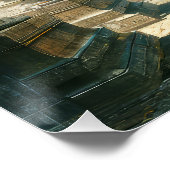 Oude Griekse tempelruiten Perfect Poster (Hoek)