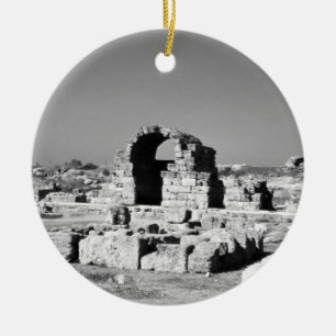 Oude Griekse winkels Oude Korinthe Agora Keramisch Ornament