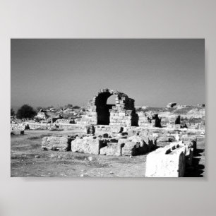 Oude Griekse winkels Oude Korinthe Agora Poster