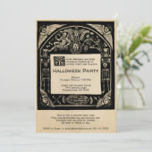 Oude Griezeld Grensoverschrijdende Rouwstijl Kaart (Staand voorkant)