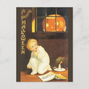 Oude Griezeld Griezelen Halloween van Ellen Clapsa Briefkaart