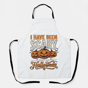 Oude Griezeldag Halloween Pompoen Shirt Ontwerp_1 Schort