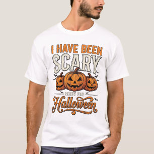 Oude griezelige Halloween pompoen shirt ontwerp_1