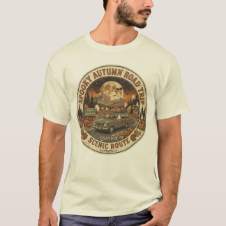 Oude Griezels Roadtrip Halloween Retro Reis T- T-shirt