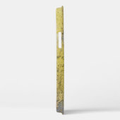 Oude grijze betonwand met schil gele verf. Case-Mate iPhone case (Achterkant / Rechts)