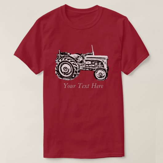 , oude, grijze gisttrekker t-shirt (Design voorkant)