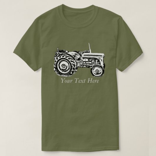 , oude, grijze gisttrekker t-shirt (Design voorkant)
