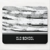 Oude grijze houten achtergrond muismat (Voorkant)