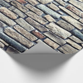 Oude grijze muur cadeaupapier (Hoek)